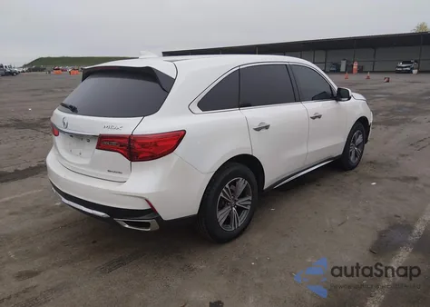 2019 Acura Mdx Standard from USA, damaged, VIN 5J8YD4H31KL000556